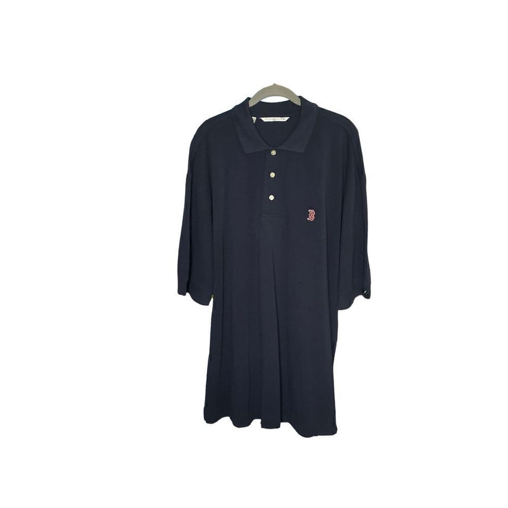 Cutter & buck men’s big and tall Boston Red Sox blue polo shirt 2X/tall